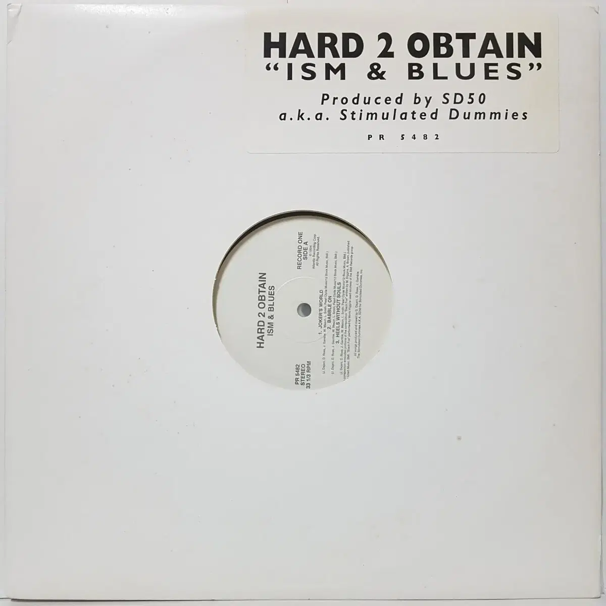 Hard 2 Obtain - Ism & Blues Promo LP